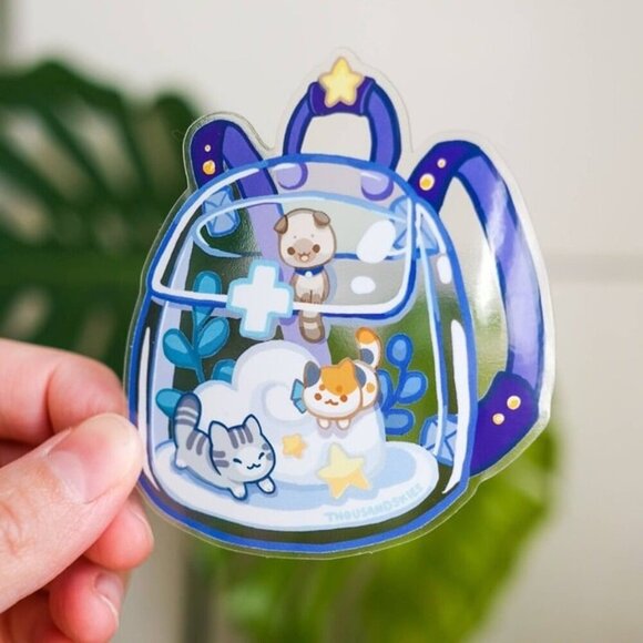 3‎ for $15 - Kitten Sticker - First Meow Kit - Transparent & Waterproof Vinyl - Picture 1 of 2